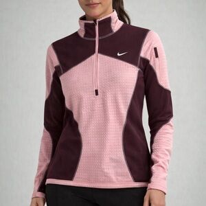 Nike Women's Pink and Purple Jacket